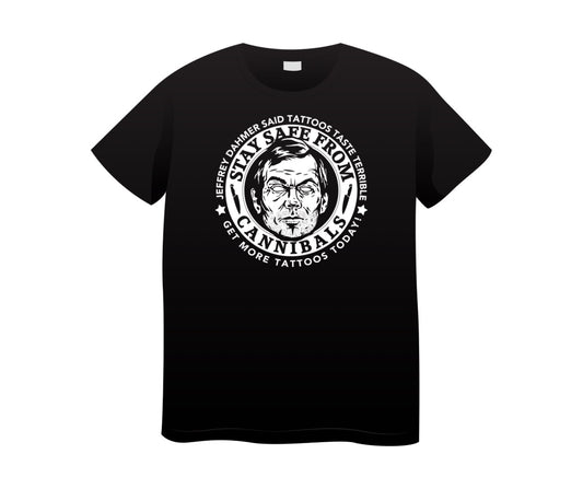 Safe from Cannibals Shirt - Carnival of Ink Magazine