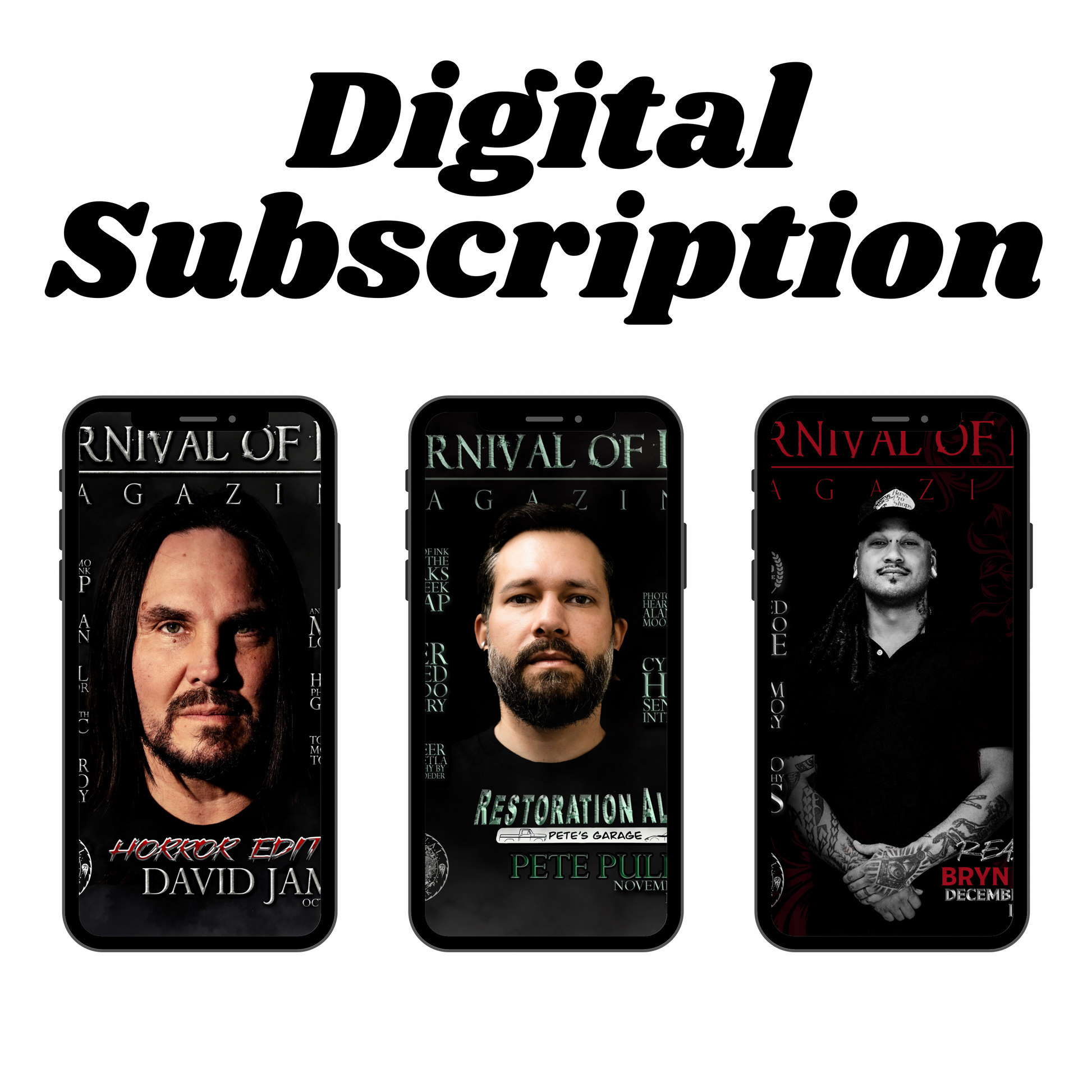 Digital Magazine Subscription - Carnival of Ink Magazine
